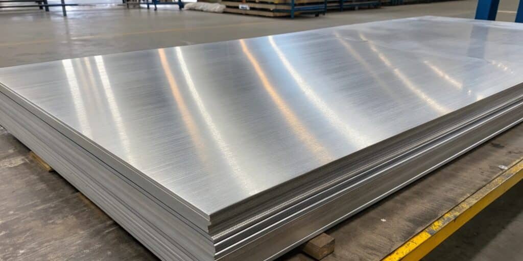 A rugged piece of military equipment made from thick, unpainted aluminum, showing its durability.